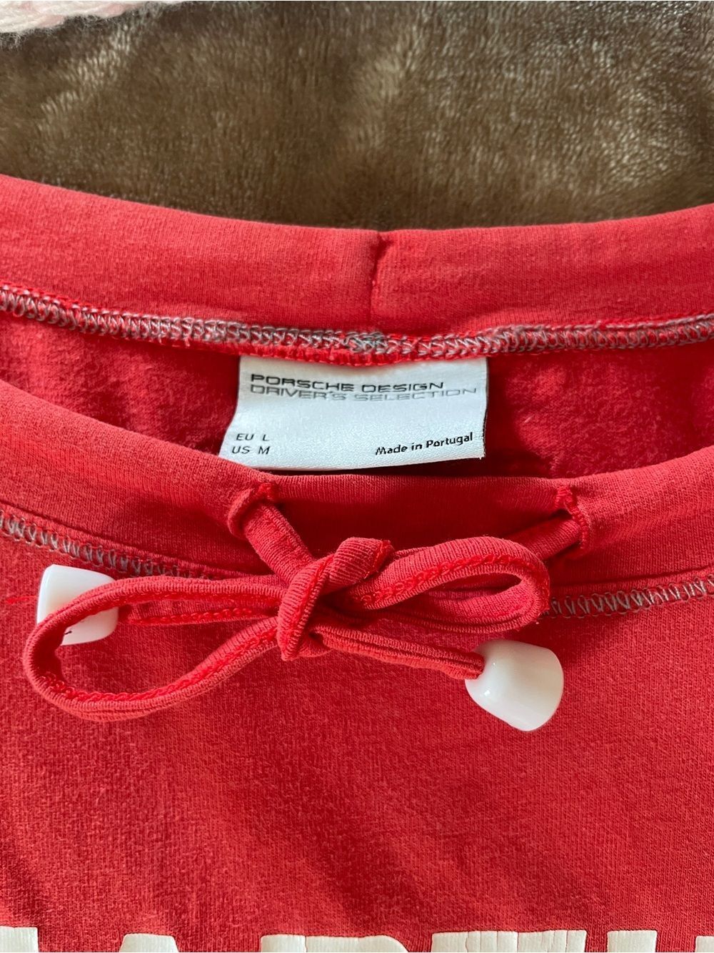 Porsche Design Driver’s Selection Red Graphic T-Shirt Mini Dress Puff Sleeves M - Picture 9 of 13